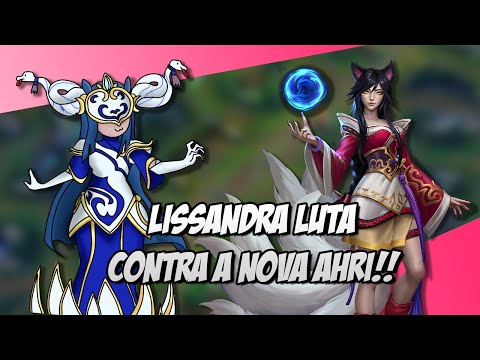 Lissandra parabeniza sua velha amiga ahri pelo rework com uma bufetada na cara!!