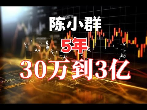 陈小群，如何从30万到3亿：操作模式和语录大公开