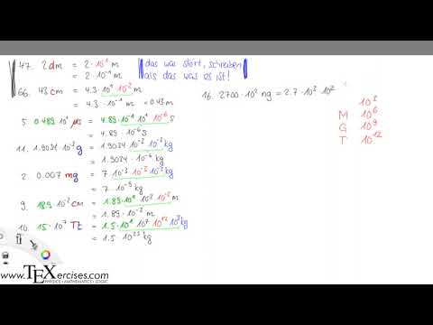 Einheiten umwandeln - Part 1 (Sekunde, Meter, Kilogramm)
