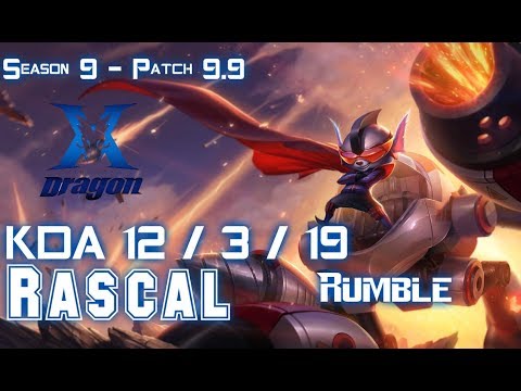 KZ Rascal RUMBLE vs VLADIMIR Top - Patch 9.9 KR Ranked