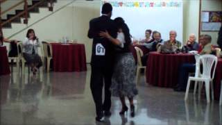 Pareja Ganadora 3ra Noche de Ronda La Mariposa categoría Vals 25 - 01 - 2013