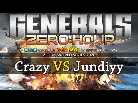 Generals Zero Hour 1v1 Crazy VS Jundiyy - WORLD SERIES 2020 - R16
