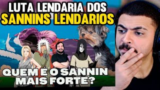KAMUZ REACTS: This fight wasn't just about the LEGENDARY SANNINS | Jiraiya Vs. Orochimaru Vs. Tsu...