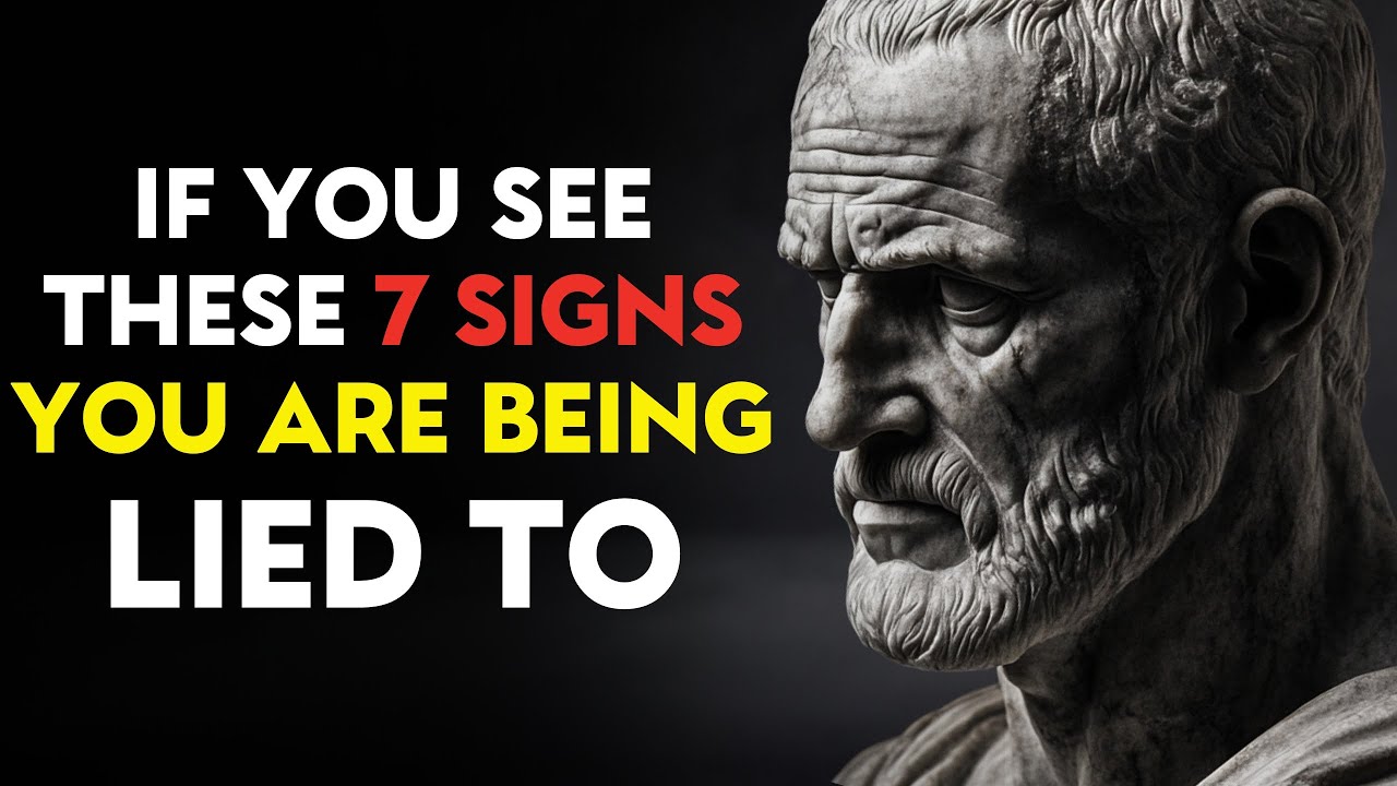 7 Signs Someone Is Lying To You | STOIC PHILOSOPHY