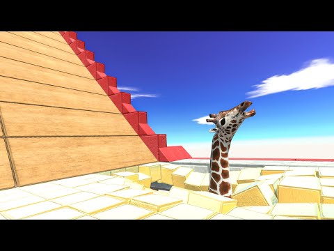 Falling on Explosive Quicksand - Animal Revolt Battle Simulator