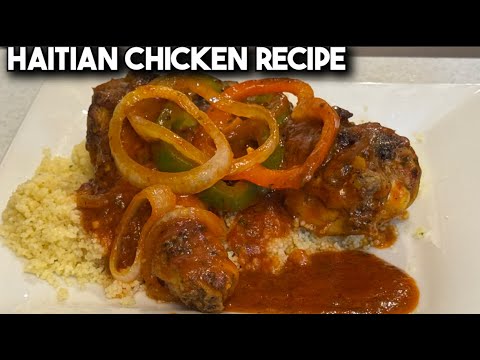 Haitian Chicken & Sauce – Bursting with Flavor!