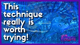 You really should try this one for yourself - underwater resin art
