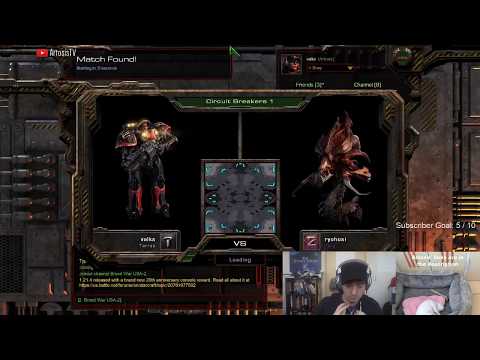 StarCraft Remastered - 1v1 Artosis' Games of SC:R (T) vs ryohosi (Z) Circuit Breakers