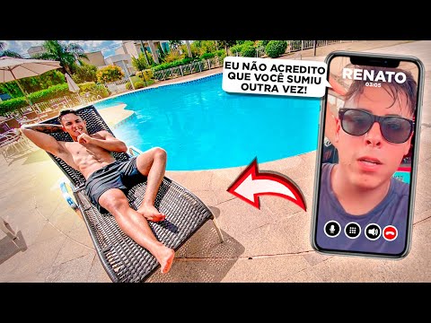 O RENATO JÁ TA DESCONFIANDO… SAI ESCONDIDO DO TRABALHO DE NOVO PRA IR NA PISCINA!!😎