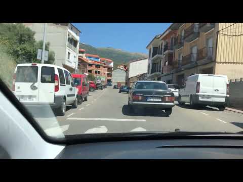 Mit dem Mercedes W126 (300 SD) durch Spanien - Jaraíz de la Vera nach Garganta la Olla (Extremadura