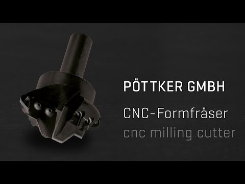 CNC-Gratleistenfräser für Pöttker V-Leiste // CNC milling cutter for Poettker V Stabilizer