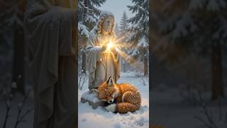 The Little Fox Was Freezing… Then a Miracle Happened 😭🦊✝️ #jesuscristo #jesus #fé #faith #oração