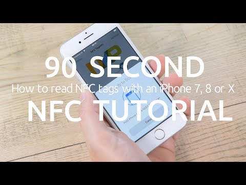 How to read NFC Tags with an iPhone 7, 8 or X