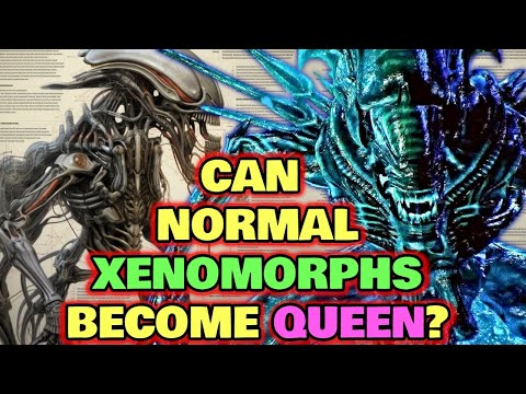 Xenomorph Queen Anatomy Explored - Can Normal Xenomorphs Transform Into Big Queen Xenomorph?