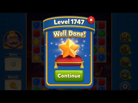 Royal Match - King Robert - Level 1747 (last move clearance)