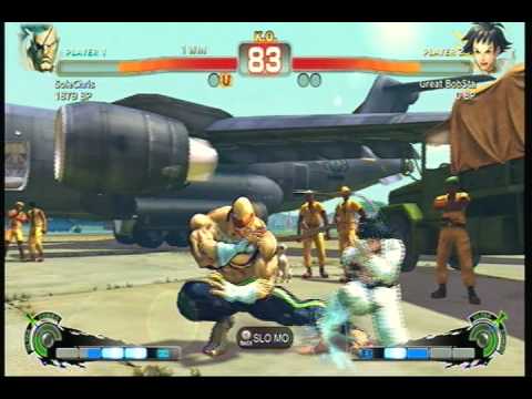SSF4 EndlessBattle  -  SoleChris(Sagat) vs GreatBobSta(Makoto) #366