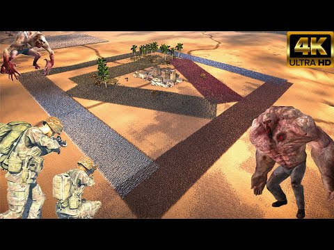 3,000,000 Zombies  Attack on Humanity in the Town  - Ultimate Epic Battle Simulator 2 UEBS 2