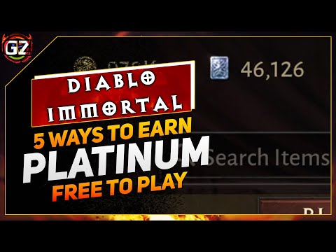 5 Ways To Earn Platinum | FREE TO PLAY | Diablo Immortal