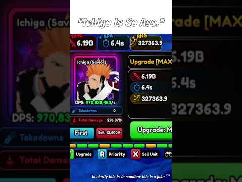 "Ichigo Is So Asssss" | Roblox | Anime Vanguards #roblox #animevanguards #bleach #ichigo