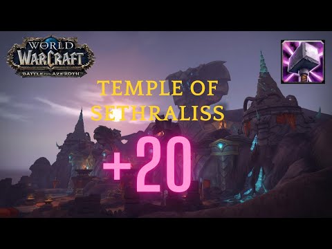 +20 Temple of sethraliss - bfa 8.3 mythic+ - Ret paladin