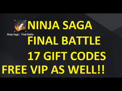 Ninja Saga : Final Battle 17 GiftCodes | Fate Night : Hero Return | Ultimate Master : Blazing