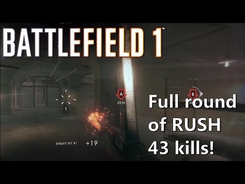 BATTLEFIELD 1 - full round of RUSH (PS4 multiplayer)