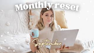 SEPTEMBER MONTHLY RESET | Slow Growth, Goal Tracking & Content Strategies