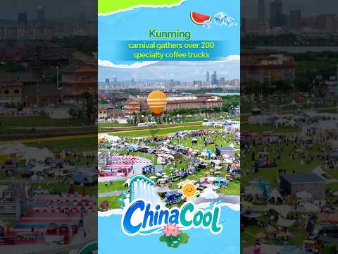 Kunming carnival gathers over 200 specialty coffee trucks