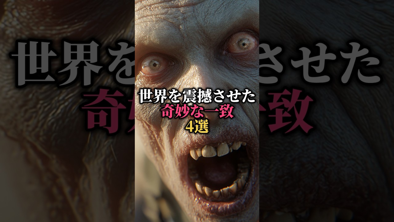 世界を震撼させた奇妙な一致4選#歴史 #怖い話 #都市伝説 #雑学