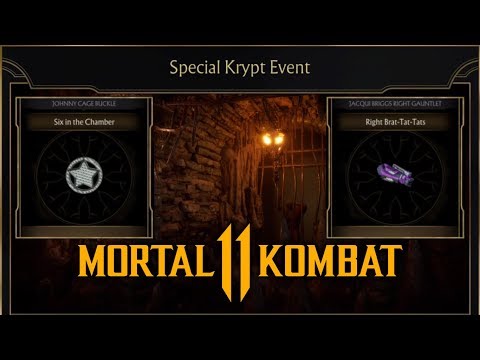 New Kombat League Gear Location Krypt Event (Johnny, Jacqui) Mortal Kombat 11