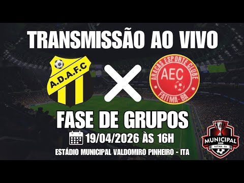 AO VIVO: ASA X ARAÇAS | CAMPEONATO MUNICIPAL DE FÁTIMA-BA 19/04/2026 | FASE DE GRUPOS