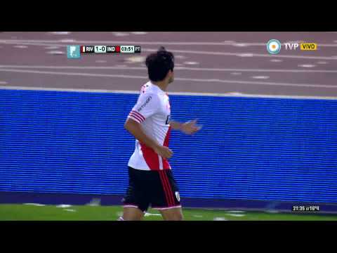 Gol de Pisculichi. River 1 - Independiente 0 | TPD2014 - Fecha 8