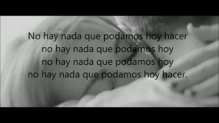 Amaia Montero con Alex Ubago - Los Abrazos Rotos- (letra)