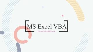 Download the video "MS Excel VBA Macro"