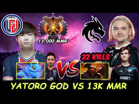 Yatoro CK CARRY vs NothingToSay 13K MMR : Team Spirit vs LGD #TI12 Ranked