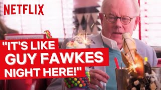 Michael & Jack Whitehall Visit an American Diner | Jack Whitehall: Travels With My Father