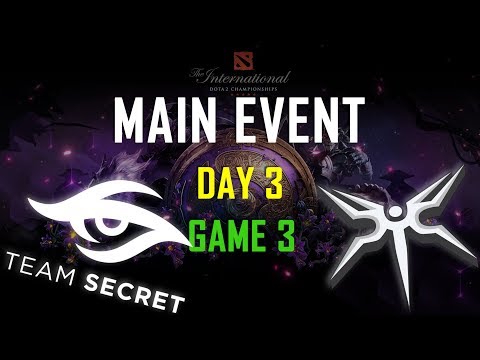 SECRET vs MINESKI - GAME 3 MAIN EVENT - #TI9 HIGHLIGHTS DOTA 2 | 500BROS
