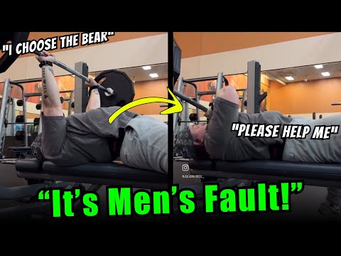 MAN-HATER BLAMES MEN for her gym fail and gets FLAMED BY THE INTERNET