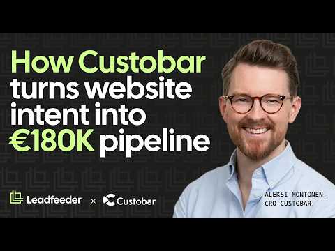 How Custobar turns website intent into €180K pipeline