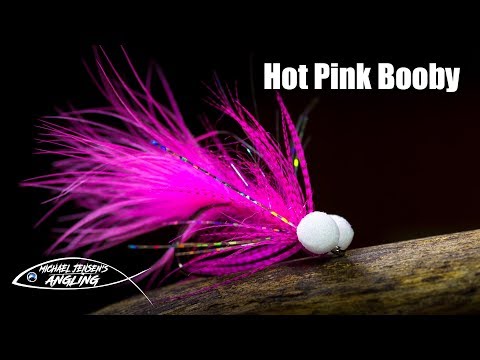Hot Pink Booby - saltwater and stillwater fly tying