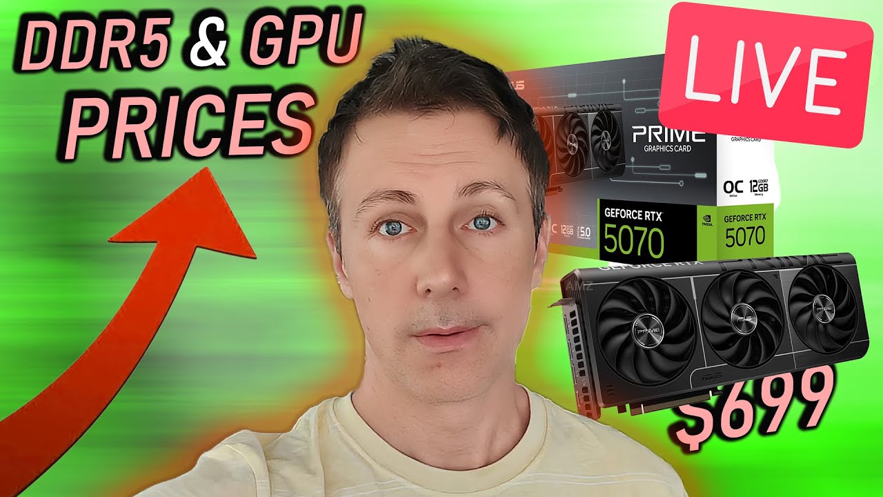 It Just Keeps Getting WORSE (DDR5 and GPU Prices) (Live)