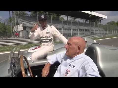 Sir Stirling Moss meets Lewis Hamilton - Monza Interviews