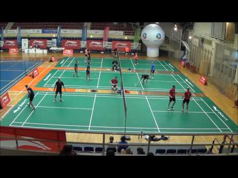 Badminton Jaworzno: M.Tondera/T.Proszek vs P.Buda/A.Gajda