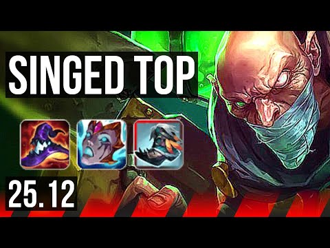 SINGED vs CAMILLE (TOP) | NA Master | 25.12