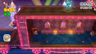 Super Mario 3D World - World 8-Train Green Stars & Stamp Locations Guide & Walkthrough