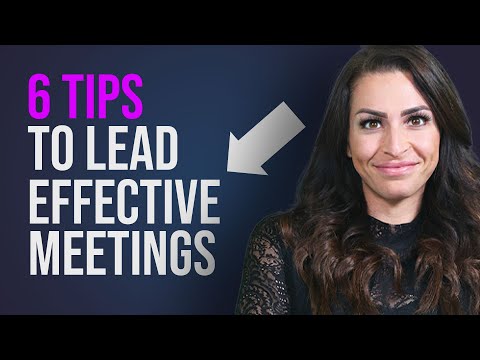 6 TIPS for making your TEAM MEETINGS more effective - QUESTIONS TO ASK..
