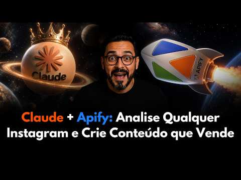 Claude + Apify: Analise Qualquer Instagram no Automático e Crie Conteúdo que Vende