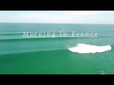 Drone view of solid waves at Hossegor