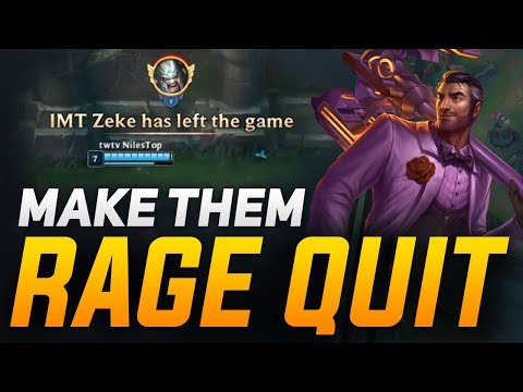 Simple Strategies to Make Your Opponent Rage Quit