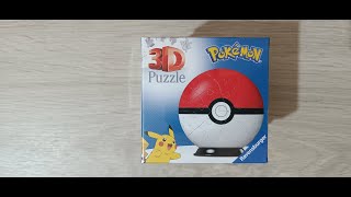 Pokémon Pokéball 3D Puzzle Ravensburger #pokemon #pokeball #puzzle